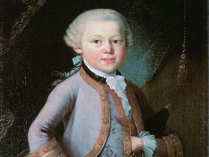 Foto: Wikimedia Commons, gemeinfrei Residenzschloss Ludwigsburg, Mozart um 1763