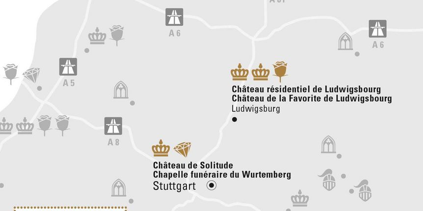 Carte de région "Stuttgart et sa Région"